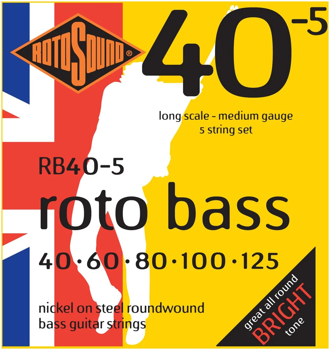 Rotosound RB40-5 Nickel 5 Str. 40-125