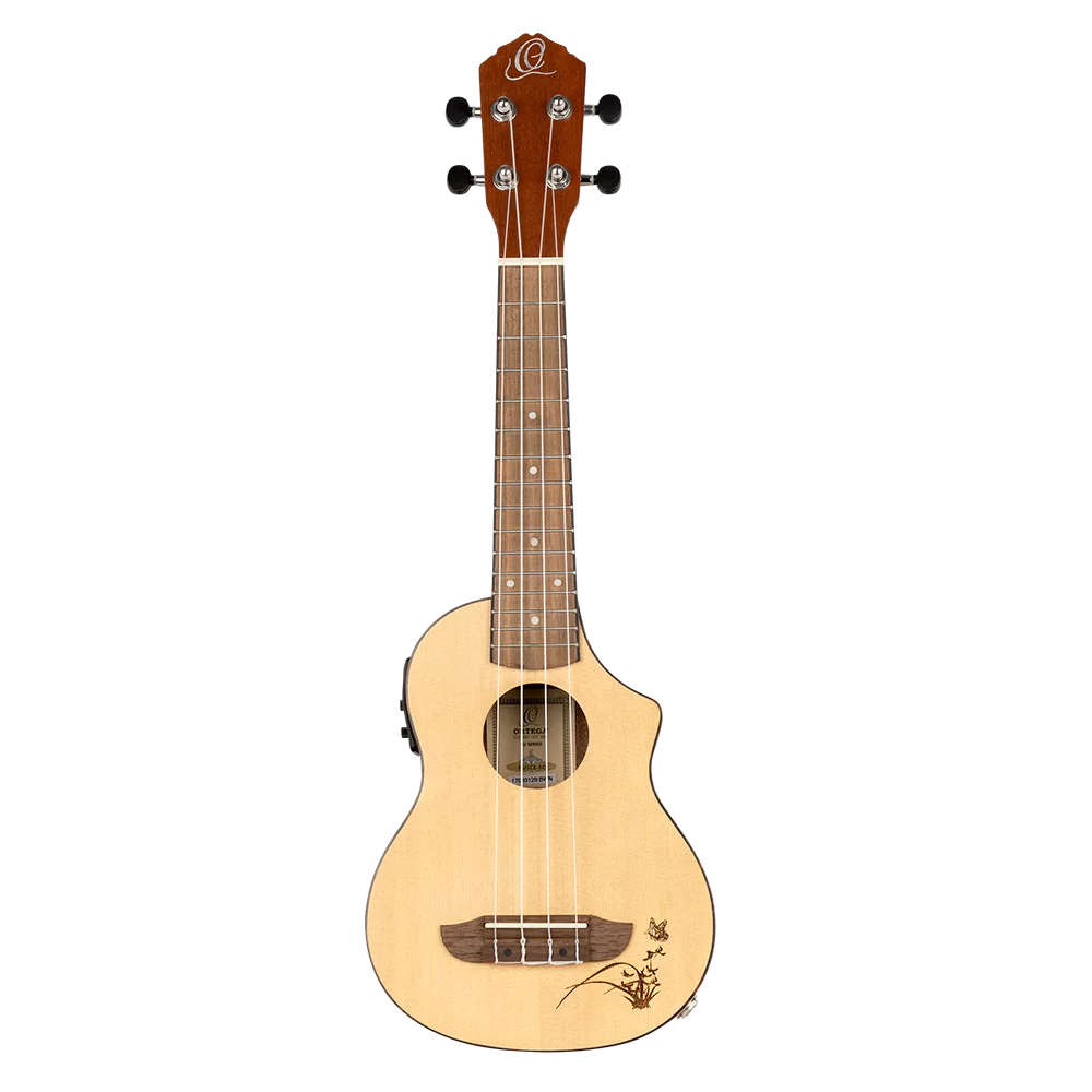Ortega RU5CE-SO Sopran ukulele med mik.