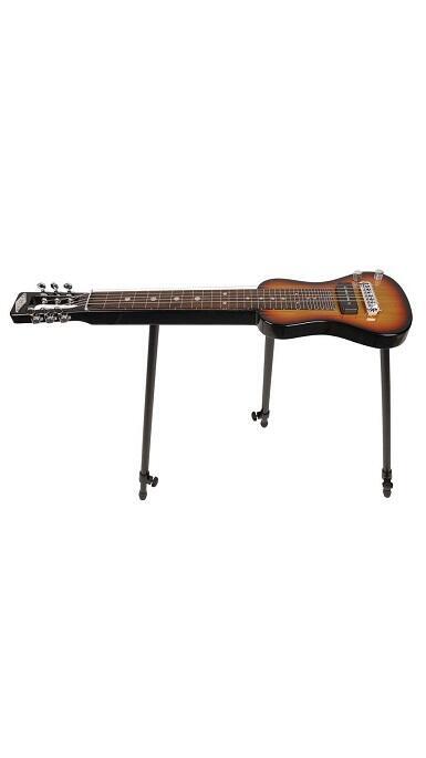 BRUGT: SX lap steel elguitar LG22TS Ash Series med taske og tripod stand