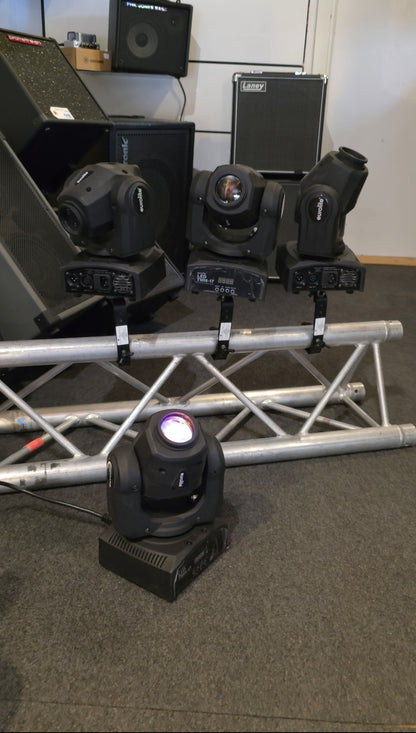DEMO VARE: 4 styk Eurolite LED-TMH 17 spot movinghead inkl. g-kroge