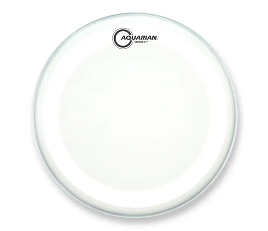 Aquarian TCSX16 16″ Studio-X White Texture Coated Single Ply Drumhead with X Ring