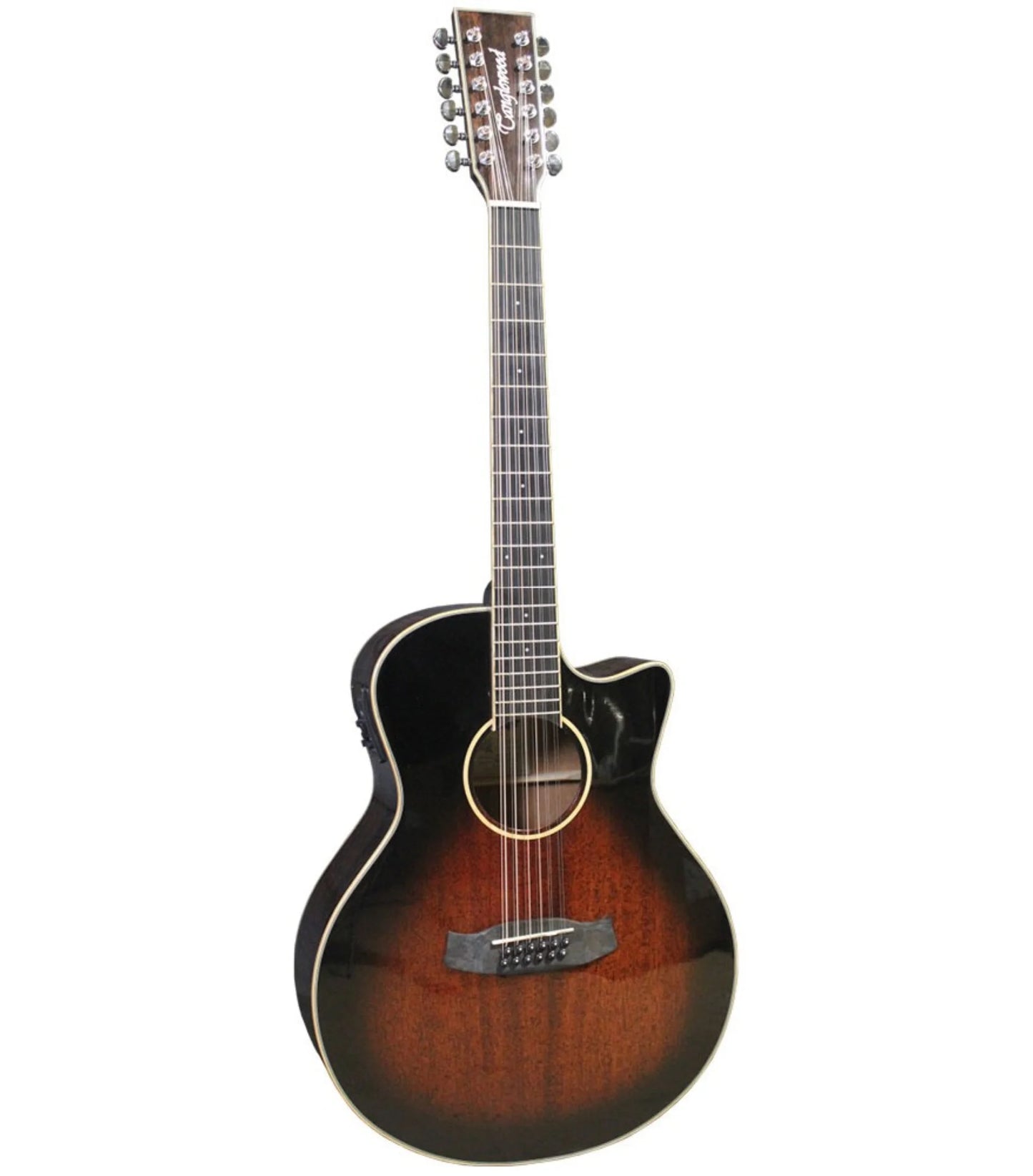 Tanglewood TW12VCEAVB vintage burst gloss 12 strenget elektro akustisk akustisk guitar