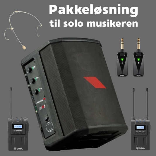 Pakkeløsning til solo musikeren
