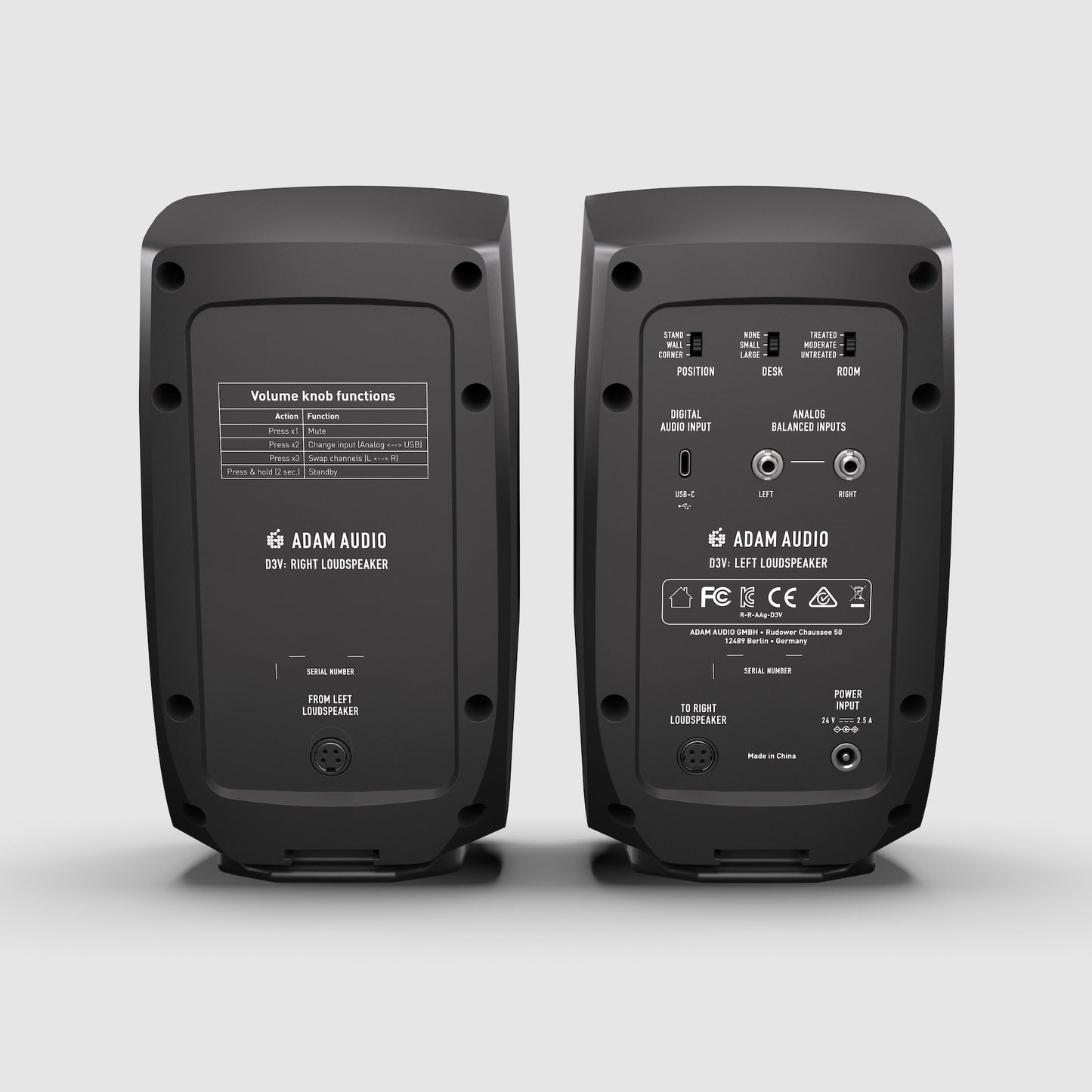 Adam Audio D3V active desktop speakers