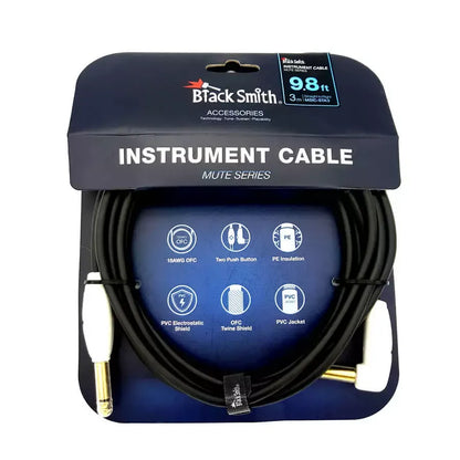 BlackSmith MSIC-STA3 Mute guitar-kabel 3 meter, med indbygget mute