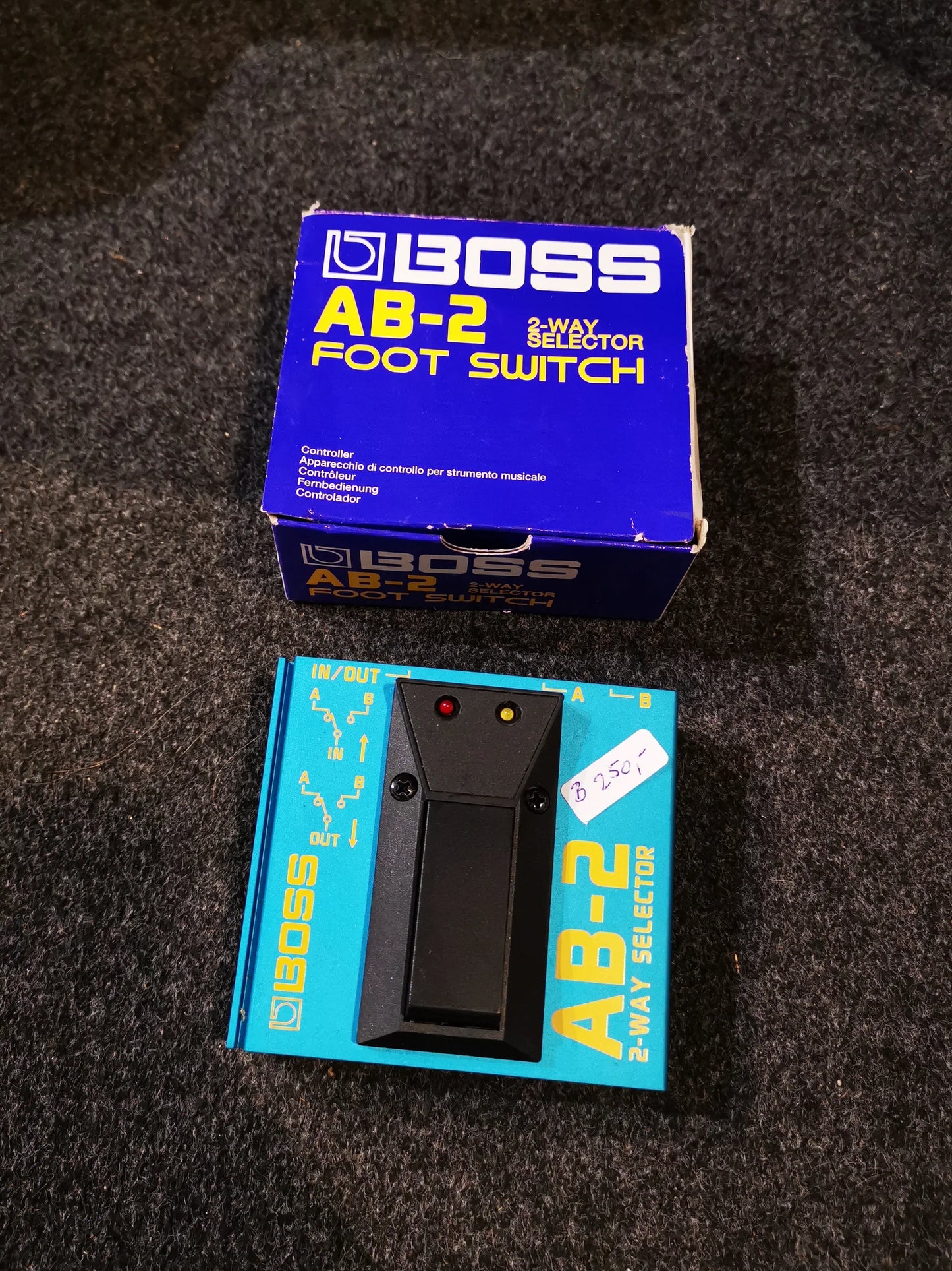 BRUGT: Boss AB-2 Selector , 2-vejs skifter A/B pedal