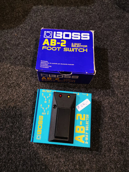 BRUGT: Boss AB-2 Selector , 2-vejs skifter A/B pedal