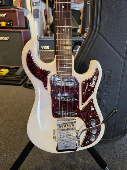 USED: Burns Hank Marvin Legend Deluxe Custom Shop electric guitar incl. certificate and original hard case