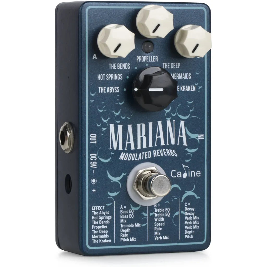 Caline CP-507 Mariana Reverbs guitar effekt pedal
