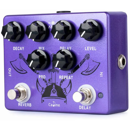Caline CP-80 Purple Repeat Reverb delay guitar effekt pedal