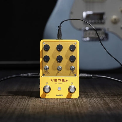 Donner Versa Yellow Fall 2 guitar-effekt-pedal