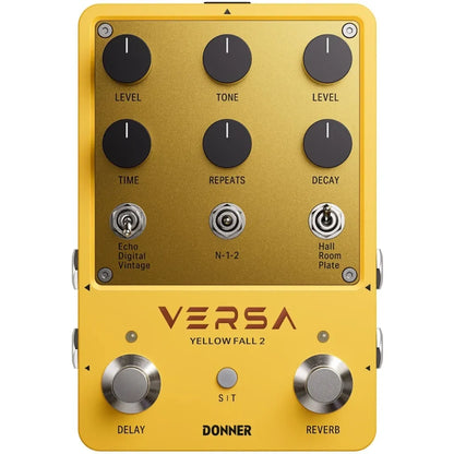 Donner Versa Yellow Fall 2 guitar-effekt-pedal