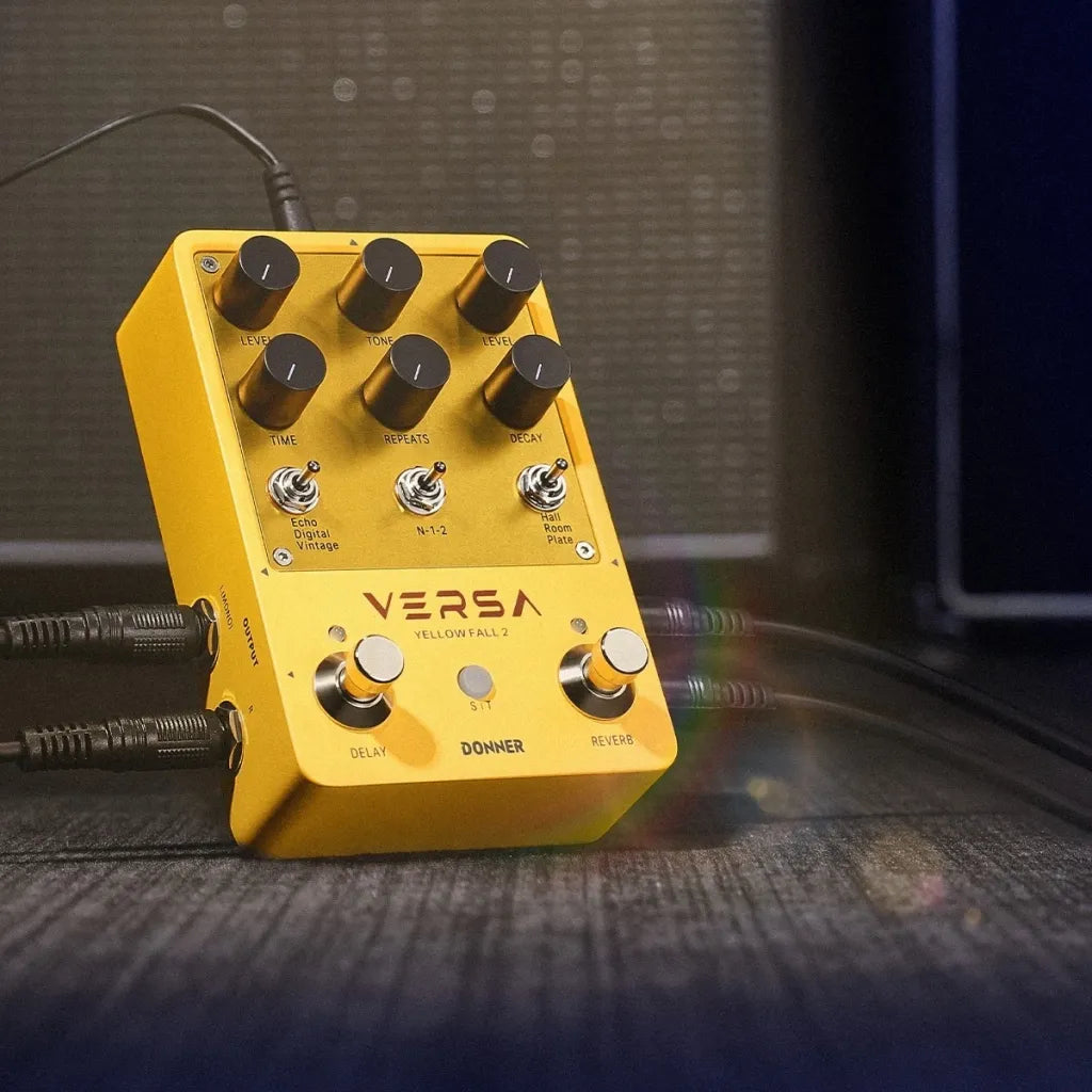 Donner Versa Yellow Fall 2 guitar-effekt-pedal