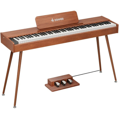 Donner DHP-200 Pro el-klaver (træ, beige eller valnød farve)