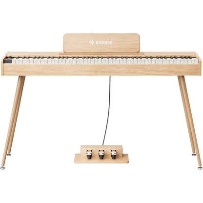 Donner DHP-200 Pro el-klaver (træ, beige eller valnød farve)