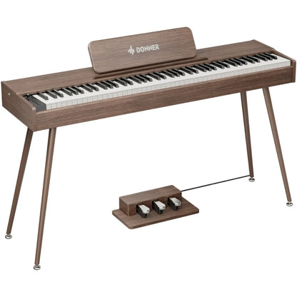 Donner DHP-200 Pro el-klaver (træ, beige eller valnød farve)