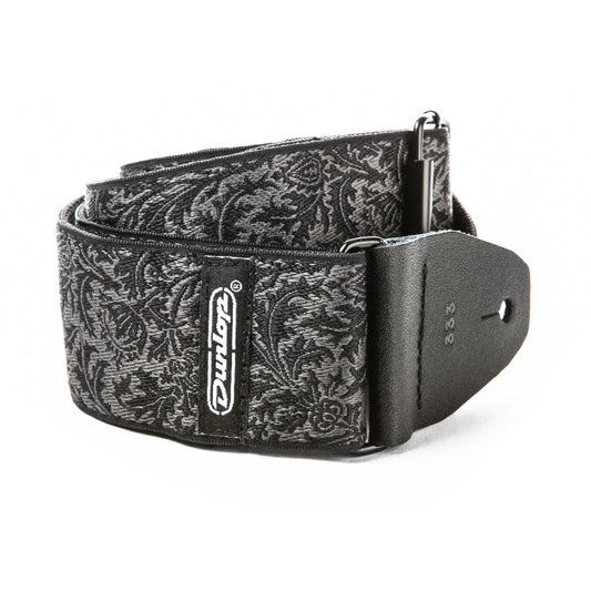 Dunlop D67-14 JACQUARD BLACK THISTLE strap