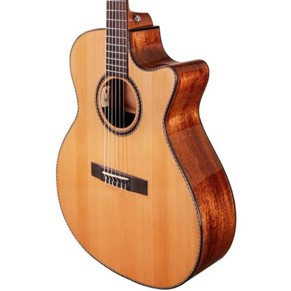 Tyma G-15E spansk guitar akustisk/elektrisk nylon strenget guitar