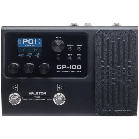 Valeton GP-100 guitar multi-effects pedalboard