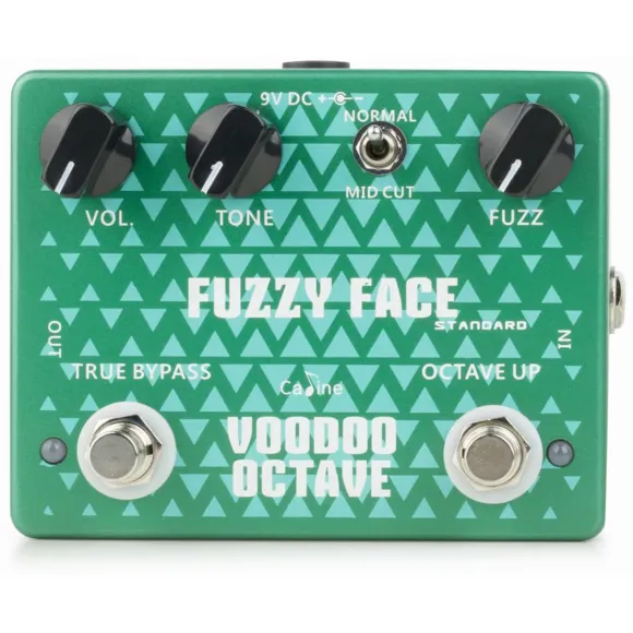 BRUGT: Caline CP-53 fuzzy face Voodoo Octave guitar effekt pedal