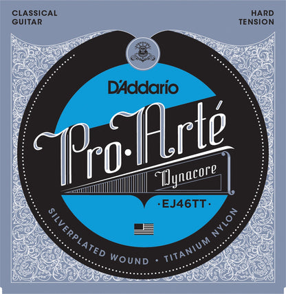 Daddario Fretted klassisk guitar strenge EJ46TT Hard Titanium