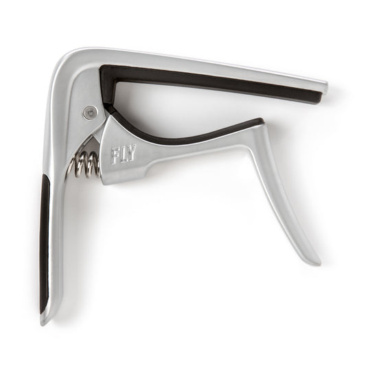 Dunlop Trigger Fly Capo for Western Guitar (63CSC, Curved Satin Chrome)