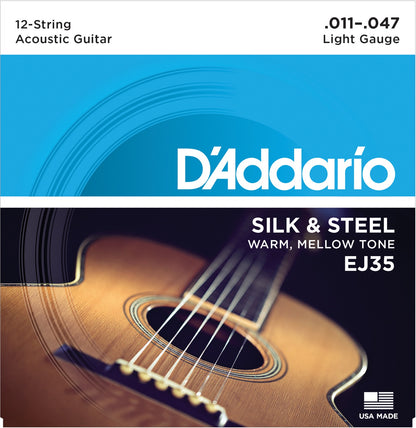 Daddario Fretted klassisk guitar strenge EJ35 011 - 047 (12-str)