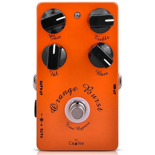 Caline CP-18 Orange Burst Overdrive guitar effect pedal