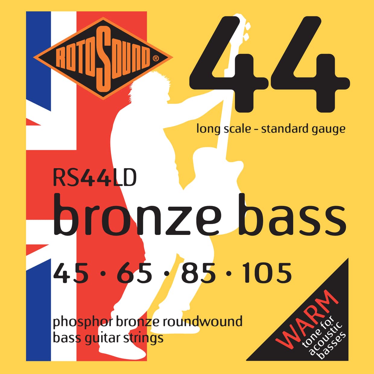 Rotosound RS44LD akk. bas strenge Phos. Brz. 45-105