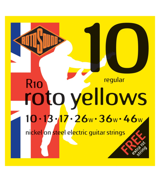 ROTOSOUND R10, 010 10-46 regular electric guitar strings