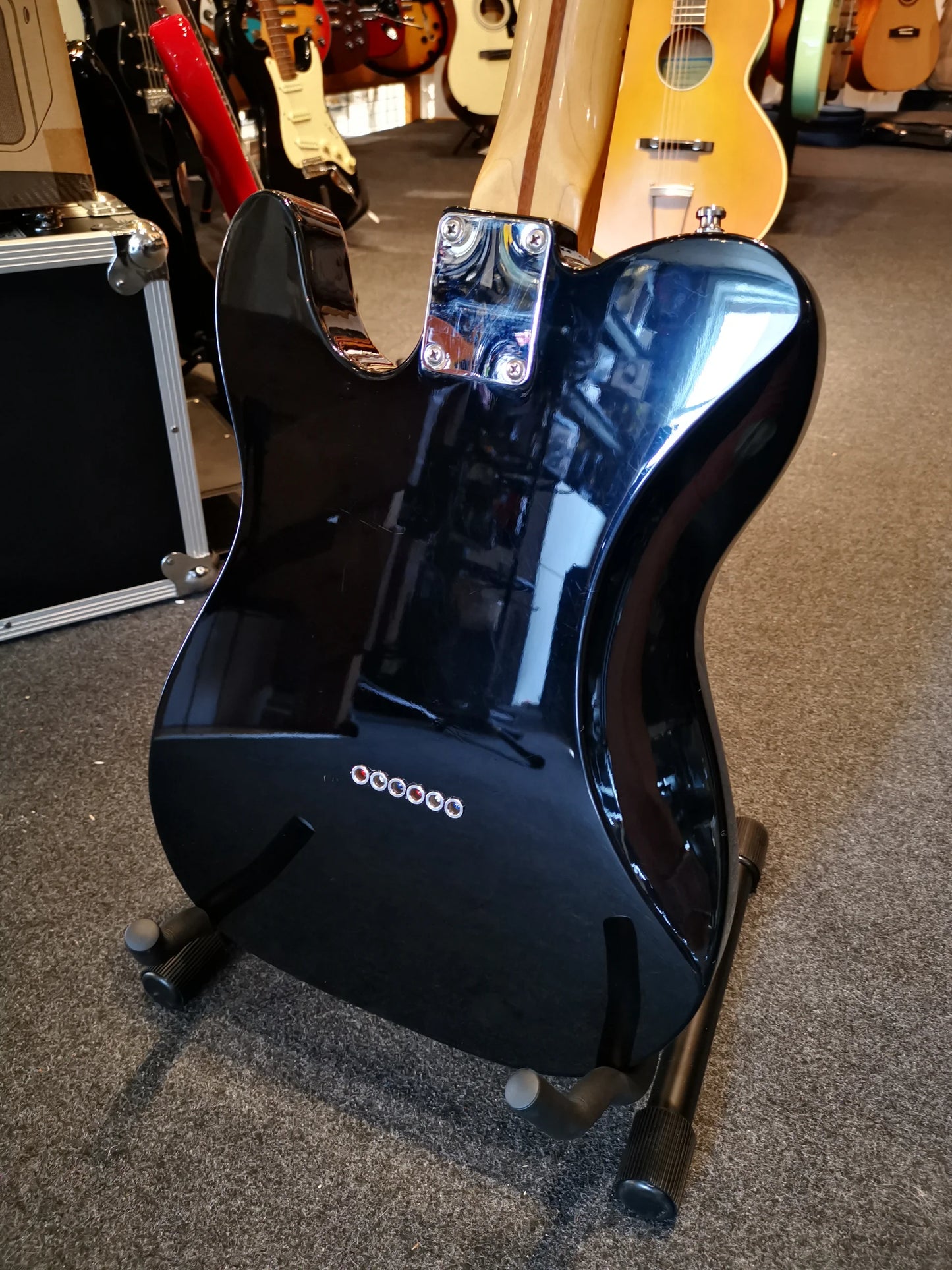 BRUGT: Fender Blacktop Tele HH MN BLK, 2010 Mexico, inkl. gigbag