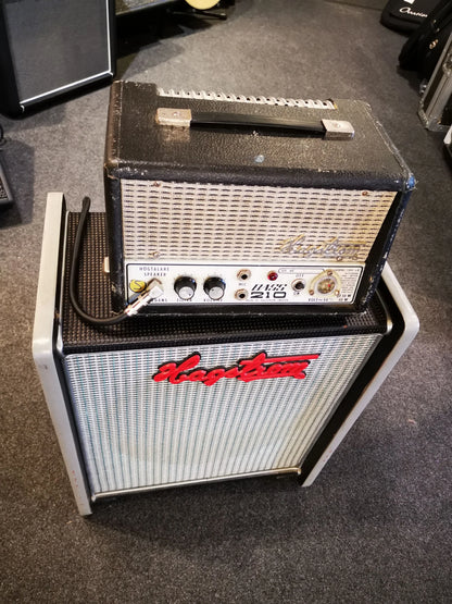USED: Hagstrom Bass 210 top + cab MH 112 cabinet