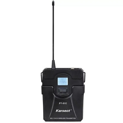 Karsect JRU-562/PT-51C/HT-11A trådløst 2 x headset-mikrofon-sæt