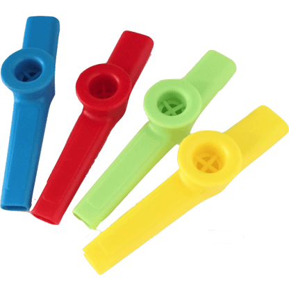 Kazoo i plast (ass. farver) 1 stk