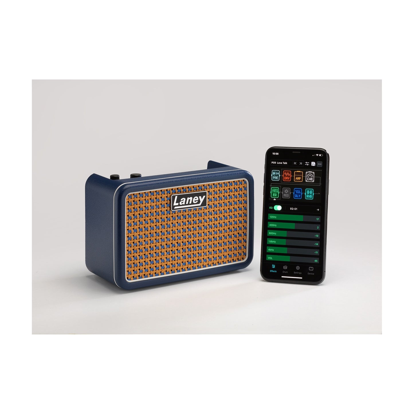 Laney PRISM MINI  (blå eller sort) elguitar forstærker med batteri og bluetooth
