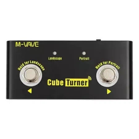 M-vave Cube Turner Bluetooth foot pedal page turning of sheet music/text/e-books