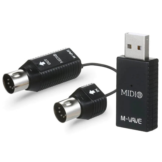 M-Vave Wireless Midi System trådløs-midi - Til piano, keyboard, eltrommesæt med mere