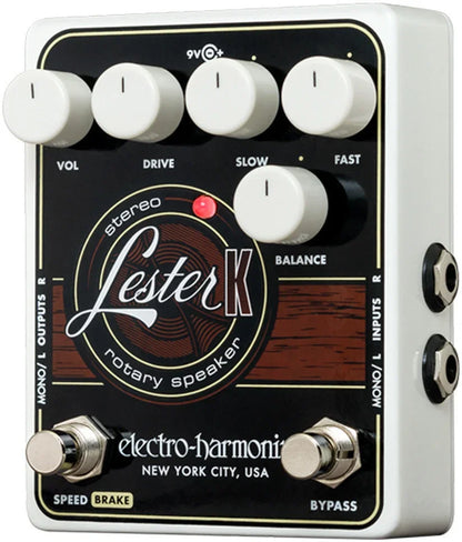 Electro Harmonix Lester K, Rotary speaker emulation pedal