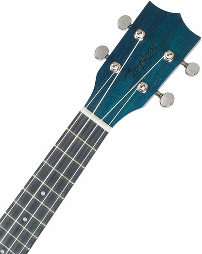 Tanglewood TWT3TB koncert ukulele, All Mahogany, Denim Blue Satin