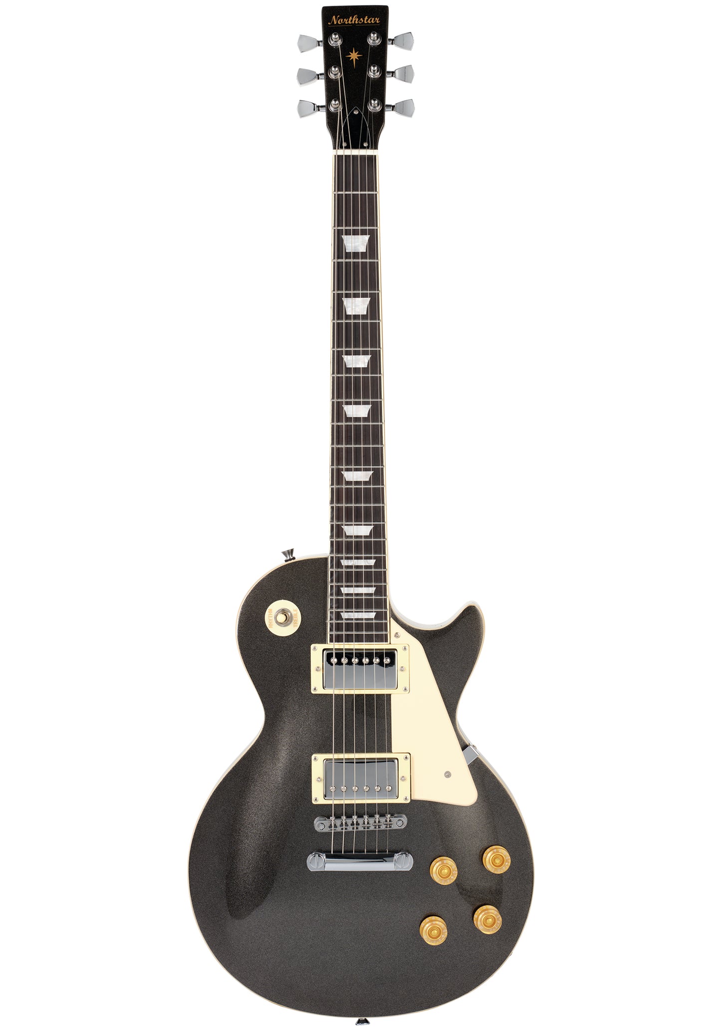 Tanglewood Northstar NS3CF Archtop Single Cutaway, Les Paul model, Charcoal Frost