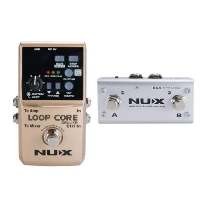 Nux Loop Core Deluxe Bundle, loop guitar pedal