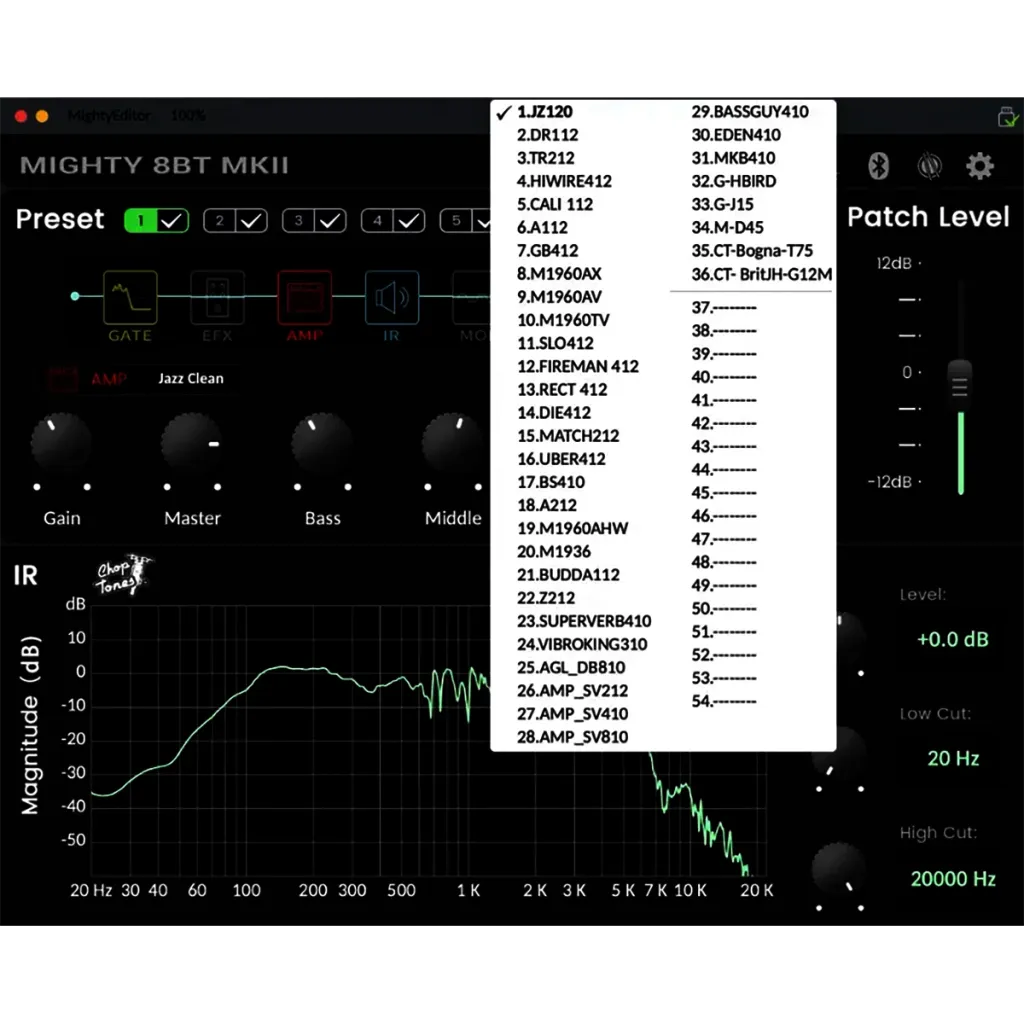 Nux Mighty 8BT MKII guitarforstærker