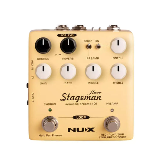 Nux NAP-5 Stageman Floor preamp / DI box for acoustic guitar