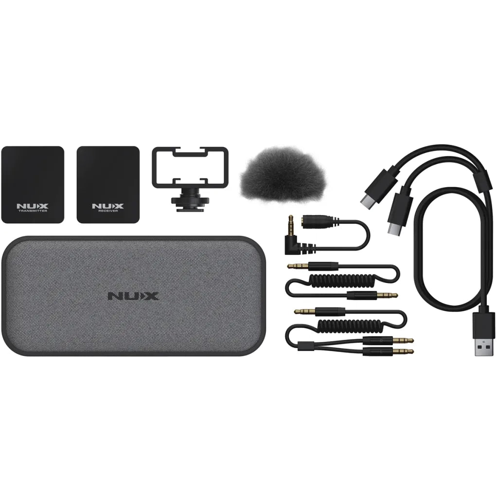 Nux B-10 Vlog wireless microphone, for tablet, smartphone and camera
