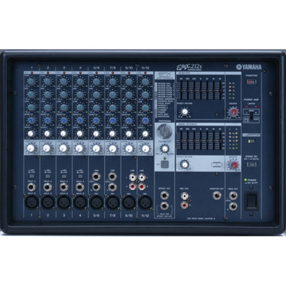 BRUGT: Yamaha EMX212S box type Power Mixer