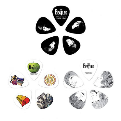 Daddario 1CAB4-15BT2 Beatles Signature Guitar Pick Tin, Stripes - 15 styk