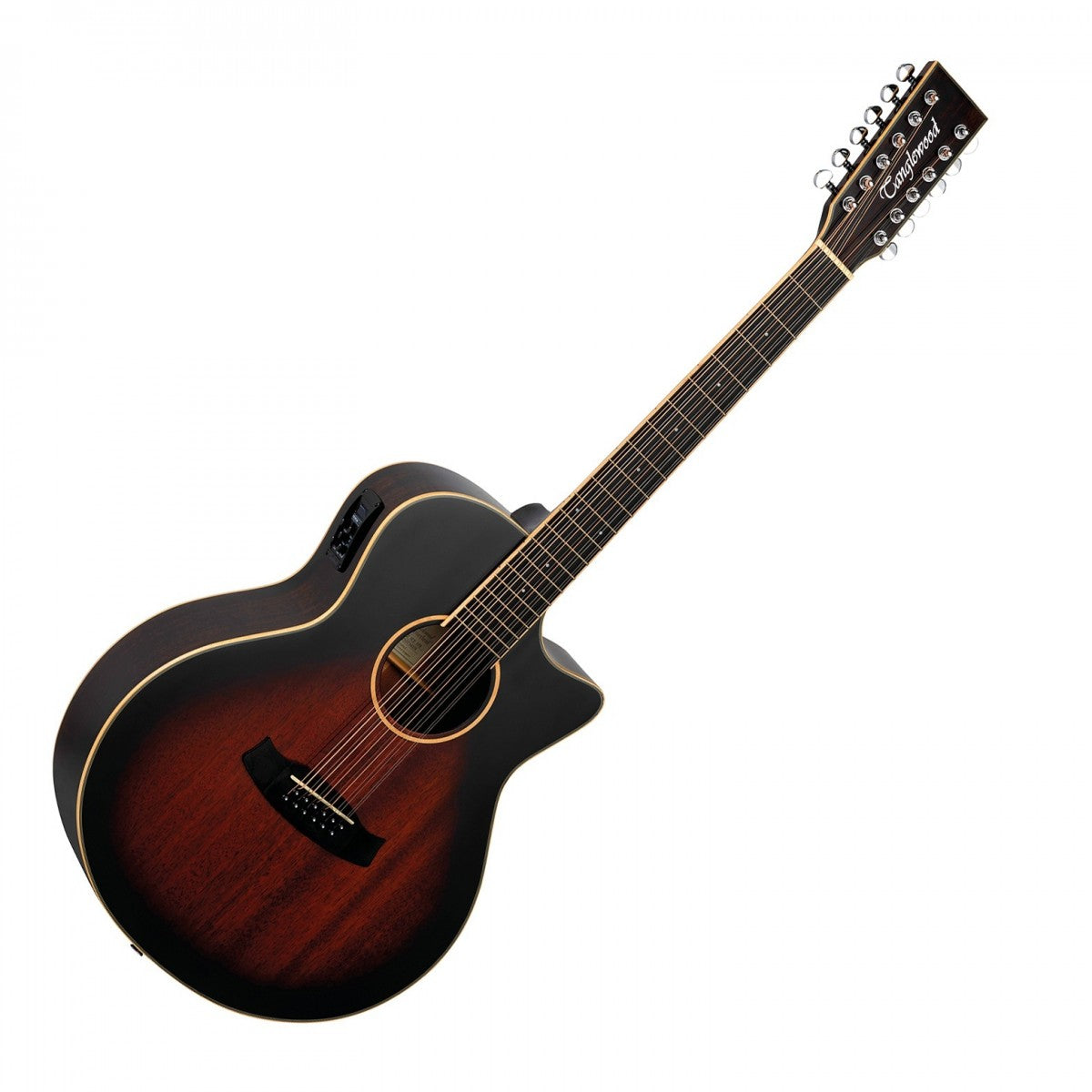 Tanglewood TW12VCEAVB vintage burst gloss 12 strenget elektro akustisk akustisk guitar