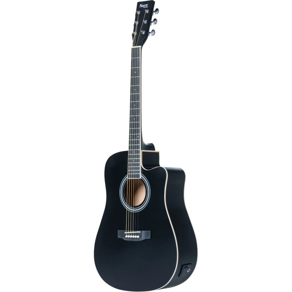 Sant Guitars AC-86EQ SBK western guitar satin black, inkl. gigbag