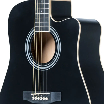 Sant Guitars AC-86EQ SBK western guitar satin black, inkl. gigbag