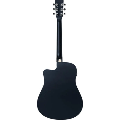 Sant Guitars AC-86EQ SBK western guitar satin black, inkl. gigbag